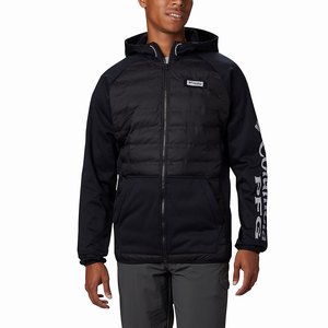 Columbia PFG Terminal™ Hybrid Insulated Hoodie Herr Svarta (PSLJD8712)